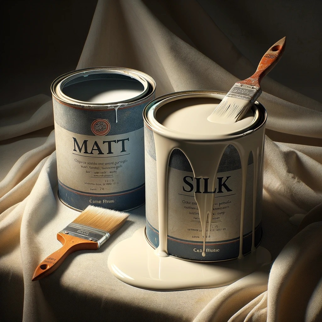 Hurlingham Painters Matt-and-Silk-paint What's the Difference Between Matt and Silk Paint?  